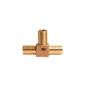 6522132 Thrifco Plumbing 1 Inch Brass Insert Tee
