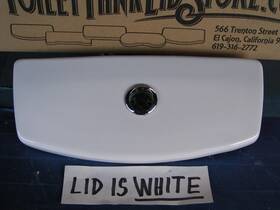 Sw945 Toto #01 Toilet Tank Lid Cotton White No Push Button Rods 7b