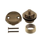 Bfntdck1tb Turn Bathtub Drain Lift Bronze Belle Fort Tumbled