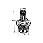 P-046c United Stem-tiger States Hdwe. -046c Empire Stem Faucet