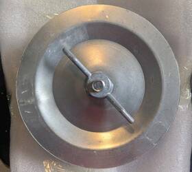 Uxcell 655692156223 Used/ Good Condition 6 Inch Sewer Cleanout Cap Steel Mechanical Test Pipe Plug