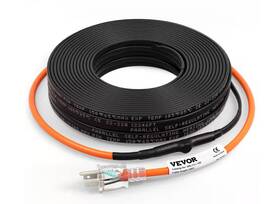 1009994010 Vevor 120 Ft. Pipe Heat Cable 5w/ft. Self-regulating Tape Ip68 110-v