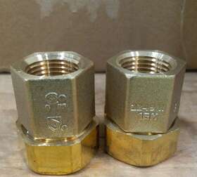 Wardflex 066246742654 Female Adapter - Brass 1/2 Inch Mechanical Joint Fittings 15m 2 Pack