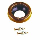 D6033-40 Water Supplies Westbrass Ring-flange Toilet Stops 4 Closet- Wax Set