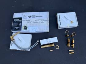 Watermark Designs Ltd. 115-2-mz4 H-line 115 Widespread Bathroom Faucet With Pop-up Drain Assembly