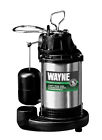 58321-wyn3 Wayne Cast Submersible Sump Verti Stainless Iron Pump Steel