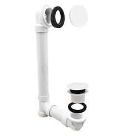 Westbrass 493244h-50 14 Inch Sch. 40 Pvc Bath Waste And Overflow Assembly With Illusionary Fa