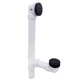 493244h-62 Westbrass 12 Inch And 4 Bath Waste Overflow Assembly With Tip-toe Drain Plug An