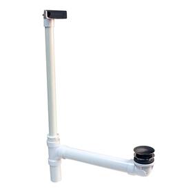 493244hld-26 Westbrass Sch. 40 Pvc Tub Waste Tip-toe Drain And Hidden Linear Overflow Po