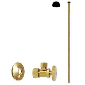 Westbrass 747028383981 Corrugated Supply Kit With Round Handle 5/8 Inch Od X 3/8 20 P