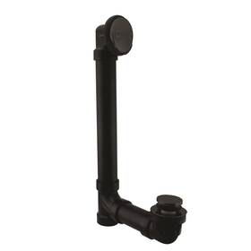 A4931-62 Westbrass 1-1/2 Inch X 12 Bath Waste And Overflow Assembly With Tip-toe Drain Plug