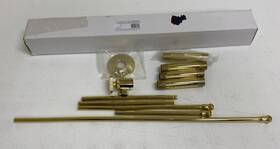 D105knb-01 Westbrass 1/2 Inch Nom X 3/8 Bullnose Riser Faucet Kit - Round