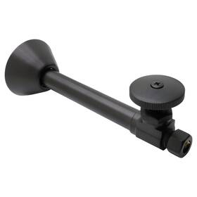 D1114-62 Westbrass D1114 Round Handle Straight Stop 1/2 Inch Copper Sweat Comp 3/8 Od X 5
