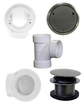 D493chpm-07 Westbrass Bathtub Trim Kit With Patented Deep Soak 2-hole Overflow Cover T
