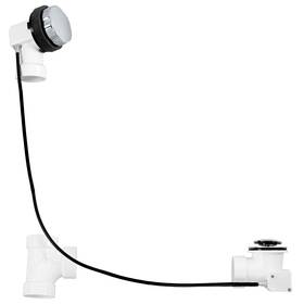 D50p45-26 Westbrass 45 Inch Cable Drive Standard Bath Drain Trim Kit With Rotary Overflow C