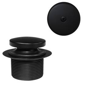 D93-62 Westbrass 1-1/2 Inch Coarse Thread Tip-toe Bathtub Drain Plug Trim Set With One-hole
