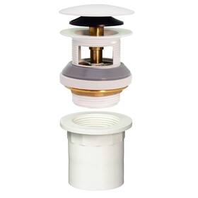 D98ltbpa-50 Westbrass Integrated Overflow Drain 1-1/2 Inch Npsm Coarse Thread Tip-toe Me