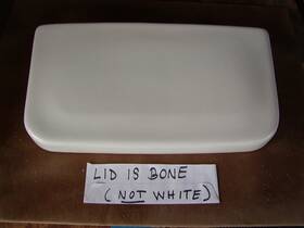 9d18d Western Pottery Ulf-8 Almond / Bone Toilet Tank Lid Ulf 8