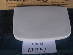 Western Pottery Ulf-8w Toilet Tank Lid Wide Version White Asme 4112.19 2m 18c