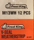 M13wh White 8 V-seal Frost Case Weather 7 Strip 17 King Full 12 "