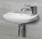520481 White Collection Mount Small 985401 Wall Single Hole Jem Id Basin