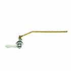 89448a White Lever Universal Toilet Porcelain M9 Handle Chrome Tank Danco