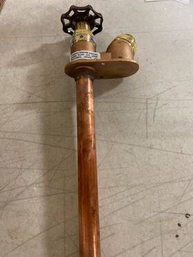 25p-8 Woodford Mfg 34ha 1/2 Inch X 3/4 Fpt-mpt 8 Freezeless Draining Sillcock Vb
