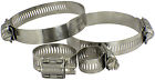 Sus304 Worm Steel Clamps Adjustable Drive 304 Pvc Hose Radiator Stainless Tubing