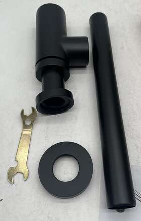 53922.22 Ws Bath Collections Wsbc Decorative P-trap Matte Black