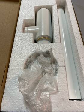 Wsbc-53922.09 Ws Bath Collections Wsbc 53922.09 Decorative 13-4/5 Inch P-trap Glossy White -