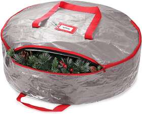 Zcp-105-grn Zober Christmas Wreath Storage Container - 36 Inch Bag For Artificial Wreaths