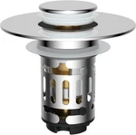 Hibbent Upgraded 3 1 Bathroom Sink Drain Strainer, Universal Pop Stopper W. Fixed Price $16.61.