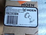 Moen YB2203BN Brantford Double Robe Hook. Fixed Price $9.20.