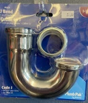 Plumb Pak PP2CP 1-1/2" Kitchen J-bend 22-GAUGE Chrome Plated Brass. Fixed Price $20.00.