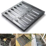 Heavy Duty Cast Iron Drain Grate 16X16IN, B125 Class Outdoor Sewer Cover, Black. Fixed Price $97.99.