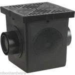 (1)-NDS In. X Black Square Catch Basin 61 P.s.i. To Model: 900BKITRTL. Fixed Price $108.99.
