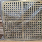 Bronze Floor Grate 12"X12" New 1214 Manganese W/basin Drains Heavy, Hardware. Fixed Price $480.00.