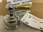 Delta H75CB Faucet Handle Chrome & Brass Monitor Lever Nos Replacement. Fixed Price $44.95.