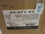 Gerber Faucet 43-071-61. Fixed Price $175.00.