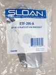 Sloan ETF-295-A Cp Trim Plate Kit 4 In. Centerset. Fixed Price $24.74.