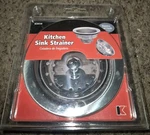 Keeney K5414 - 3.5" Fixed Post Sink Strainer Basket Stainless Steel New. Fixed Price $12.95.