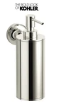 Kohler 14380-BN Purist Wall Mount Soap Dispenser Brushed Nickel, Or Chrome. Fixed Price $100.00.