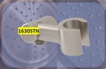 Rohl 1630STN Hand Shower Holder With Outlet Satin Nickel Finish Made Italy. Fixed Price $55.00.