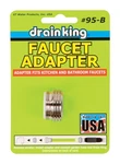 Drain King 95B Chrome Plated Faucet Adapter For X Female Thread Connection. Fixed Price $11.33.