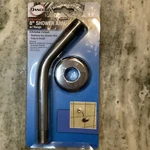 Universal Inch Shower Arm With Flange Chrome Finish Silver By Danco 89179 New. Fixed Price $14.90.