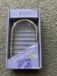 Vtg Ginger Splashables Shower Toiletry Combo Basket 6 Satin Nickel Brass 500 Pv. Fixed Price $39.00.