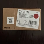 Moen T2473EPBL 1-HANDLE Bathtub Shower Faucet Matte Black. Fixed Price $90.00.