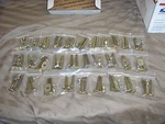X 3-1/4" Clad Toilet Bolts W/2NUTS & 2WASHERS 50 Sets. Fixed Price $55.00.