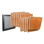 20 X 25 Pads-n-frame (12) MERV8 Hvac Orange Filters & (1). Fixed Price $162.00.