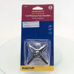 Brasscraft Chrome Lavatory / Tub Sink Handles, Universal Fit, SH3463. Fixed Price $12.97.